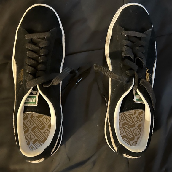 MENS Suede black puma Sneakers size 13 - Picture 2 of 13